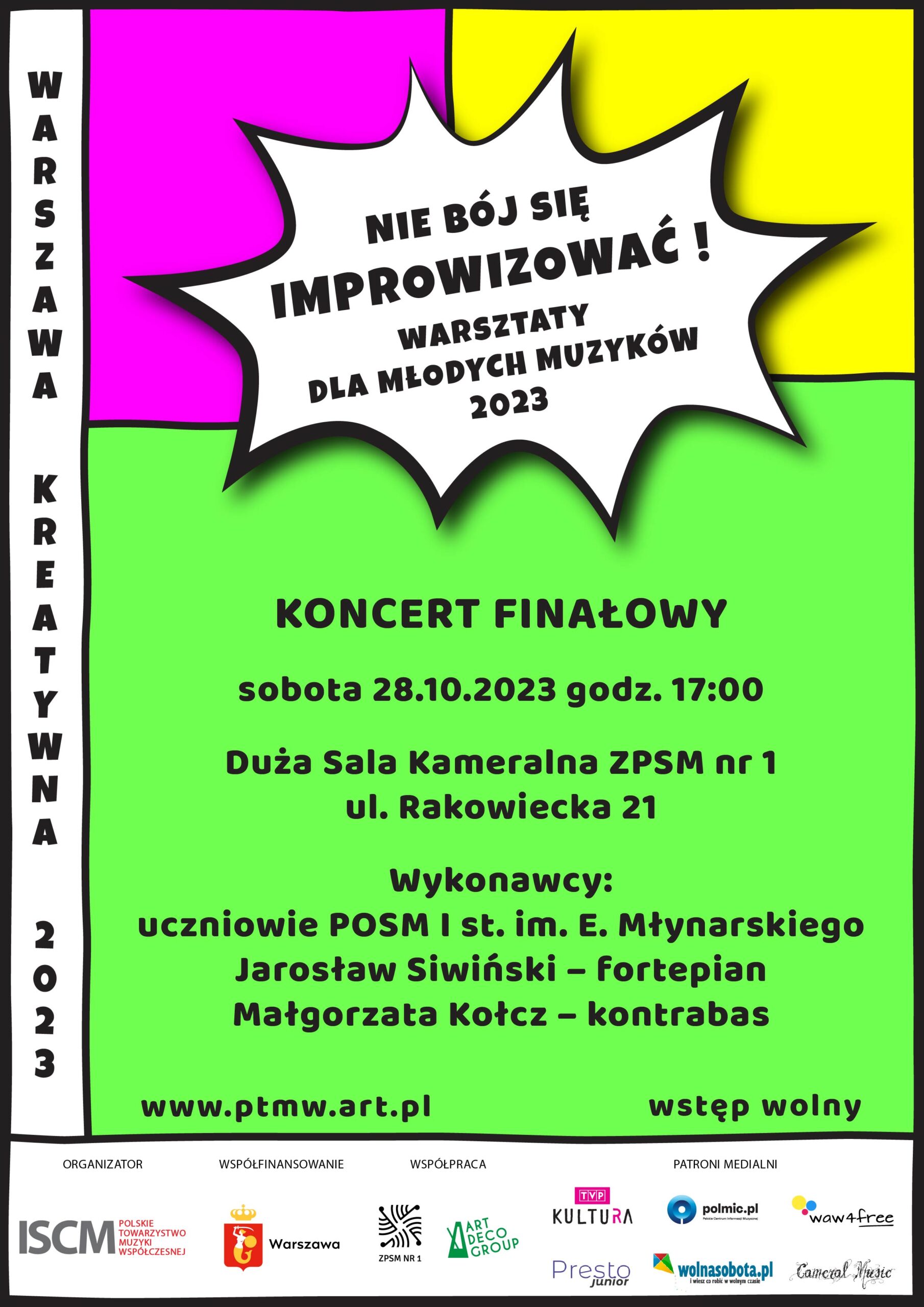 NBSI WK 2023 - plakat na koncert finałowy 02 NBSI WK 2023 - plakat na koncert finałowy 02