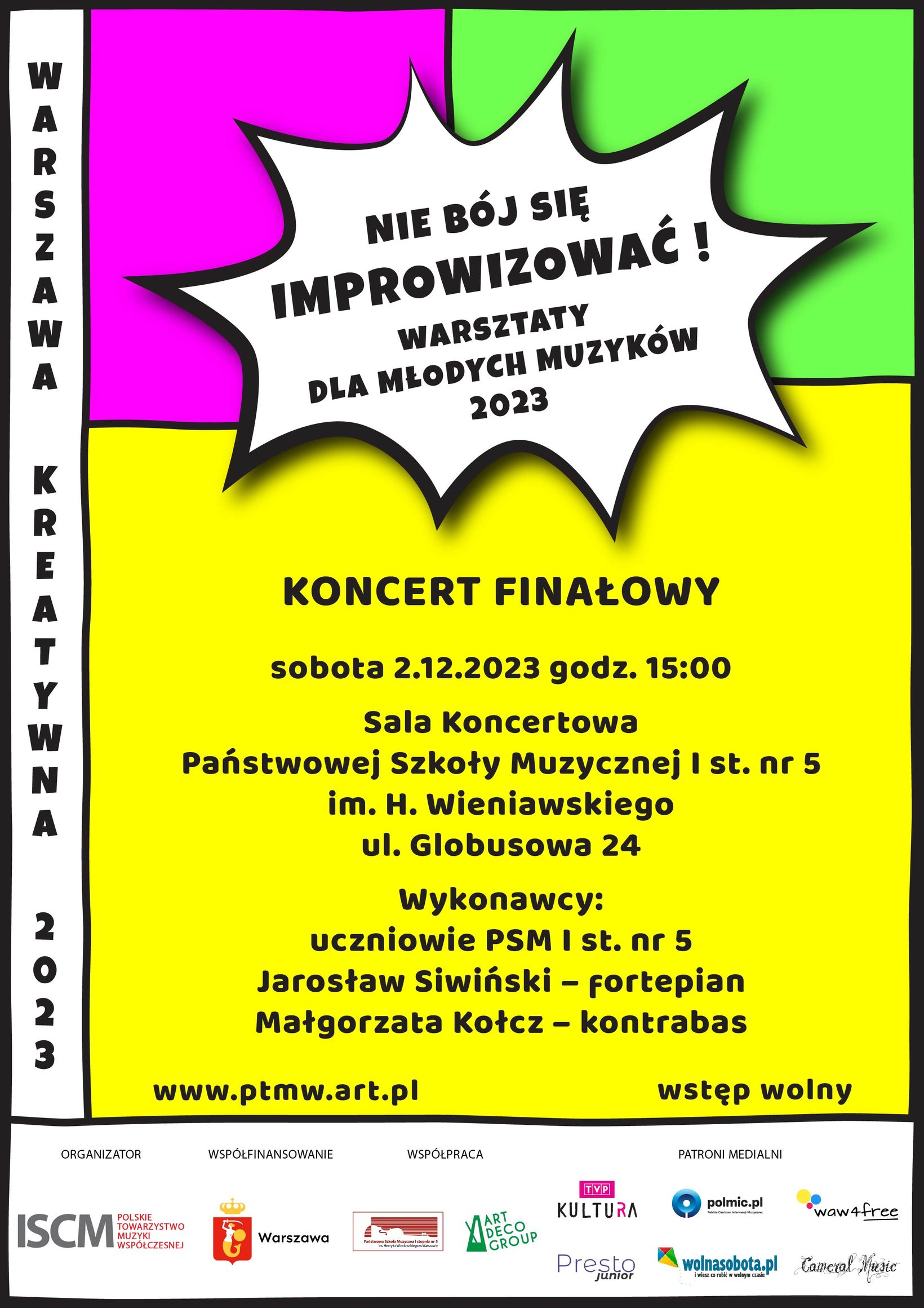NBSI 2023 - plakat na koncert finałowy 2.12 01 NBSI 2023 - plakat na koncert finałowy 2.12 01