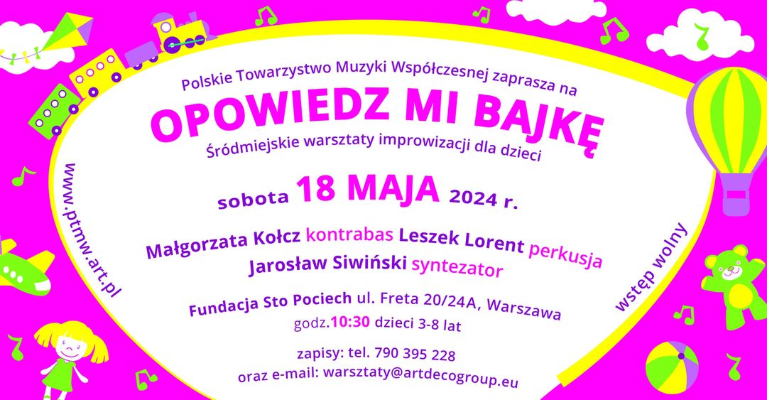 OMB ŚRÓMIEŚCIE 2024 - warsztaty rodzinne 18.05 - grafika FB OMB ŚRÓMIEŚCIE 2024 - warsztaty rodzinne 18.05 - grafika FB