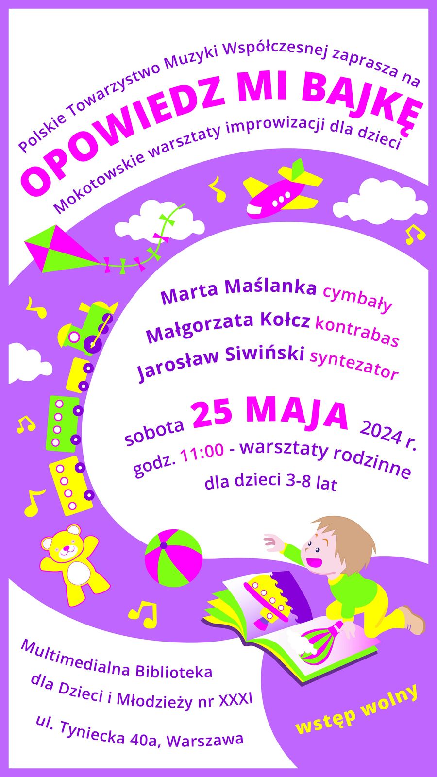 OMB MOKOTÓW 2024 - warsztaty rodzinne 25.05 - relacja OMB MOKOTÓW 2024 - warsztaty rodzinne 25.05 - relacja