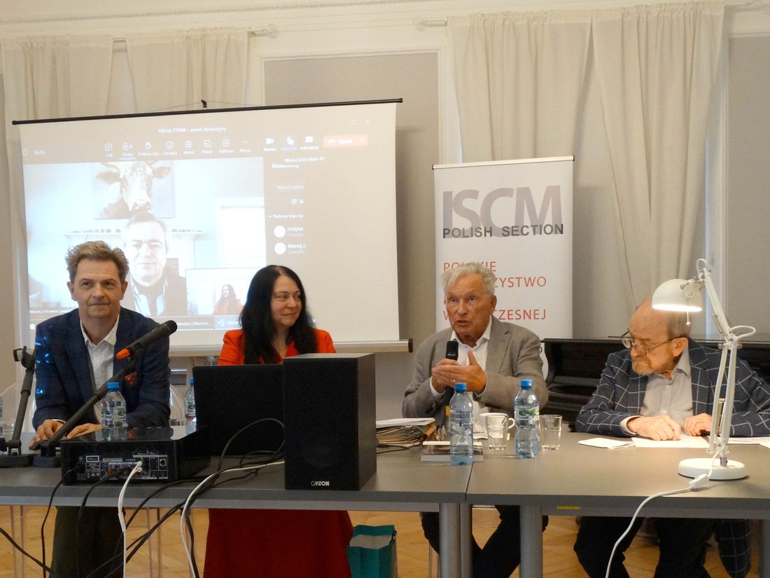 05 DSC09593 Jacek Rogala, Anna Dorota Władyczka, Zygmunt Krauze i Adam Sławiński fot. Iza Kobylańska
