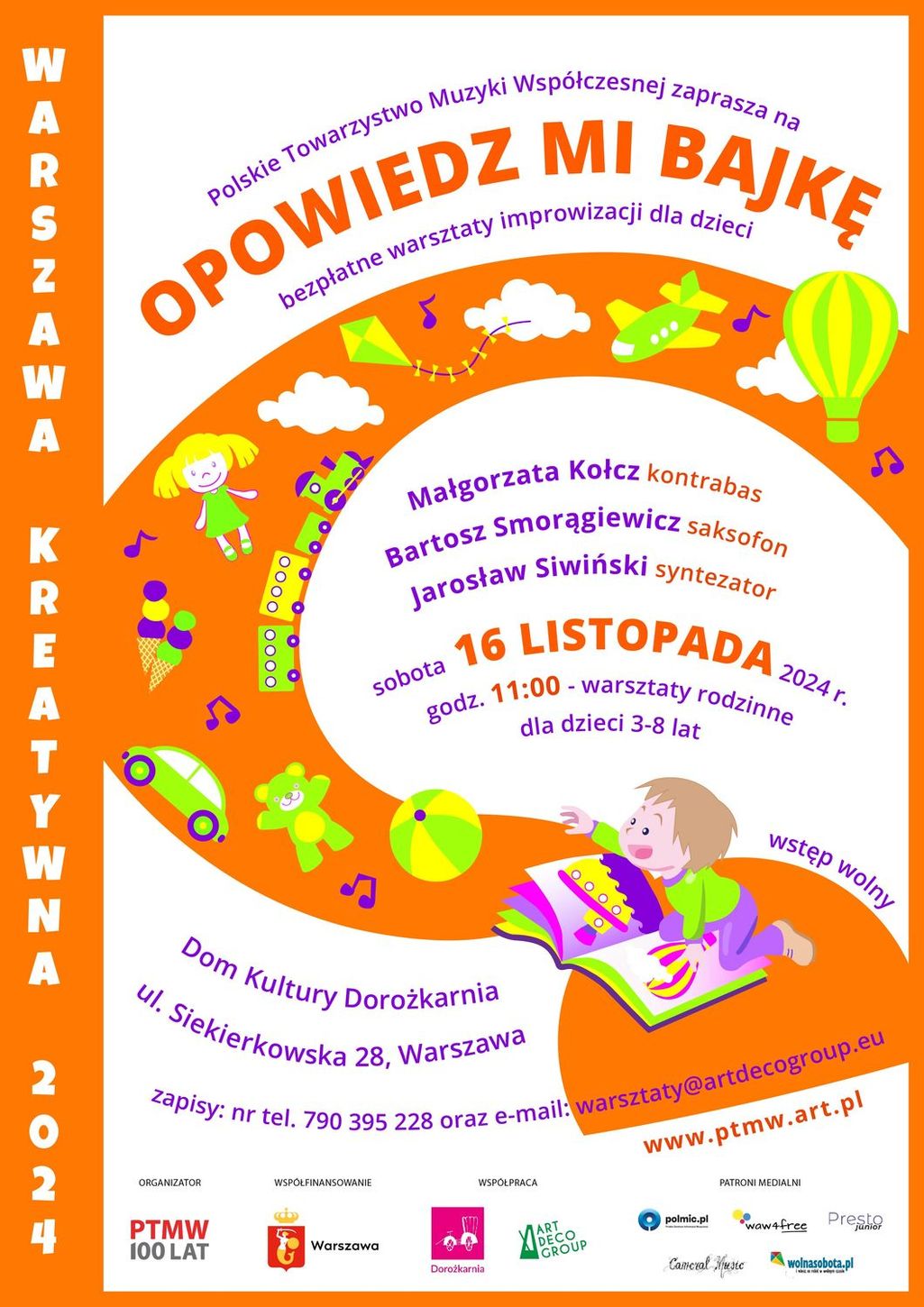 OMB WK 2024 - warsztaty 16.11 - plakat OMB WK 2024 - warsztaty 16.11 - plakat