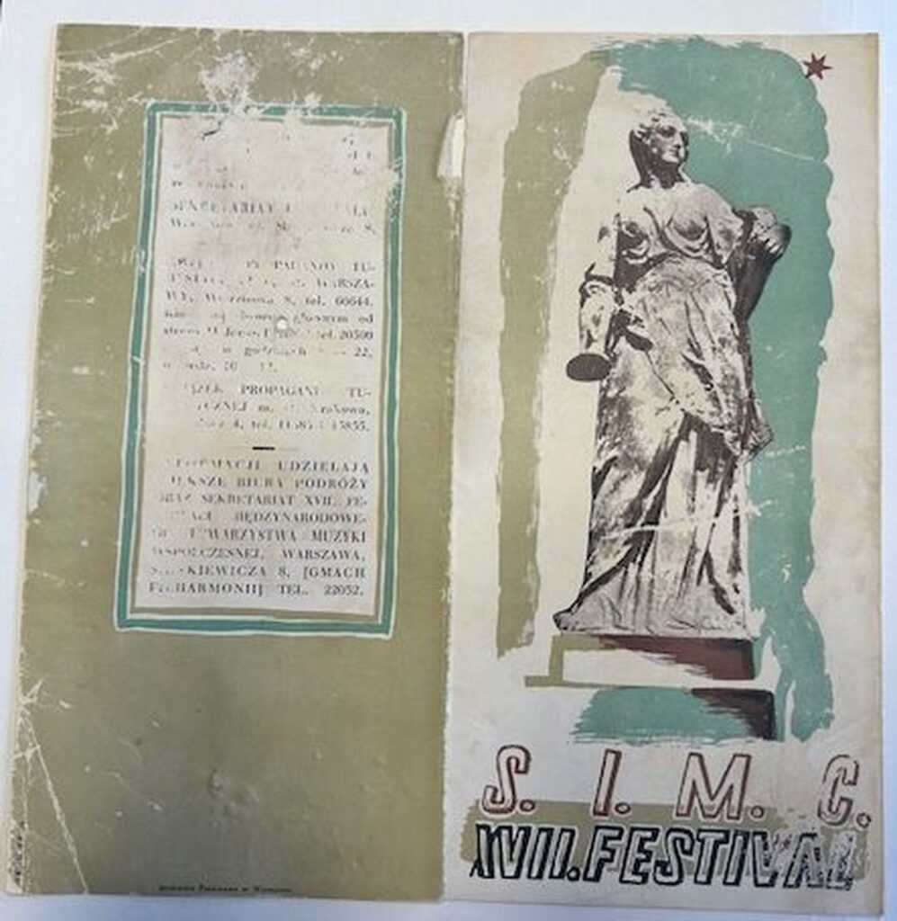 2. XVII festiwal, MTMW okładka big XVII festiwal MTMW - okładka, 1939 r.