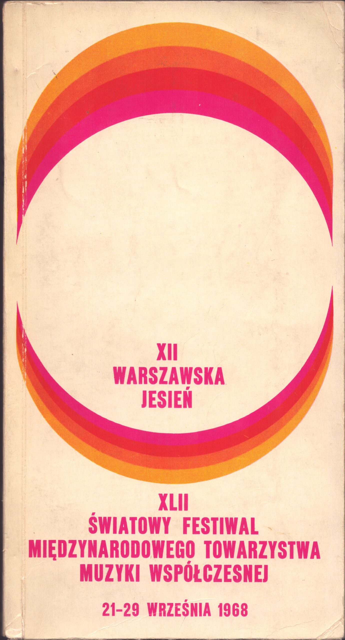 9a. XLII WJ książka PL XLII Warszawska Jesień - książka programowa PL