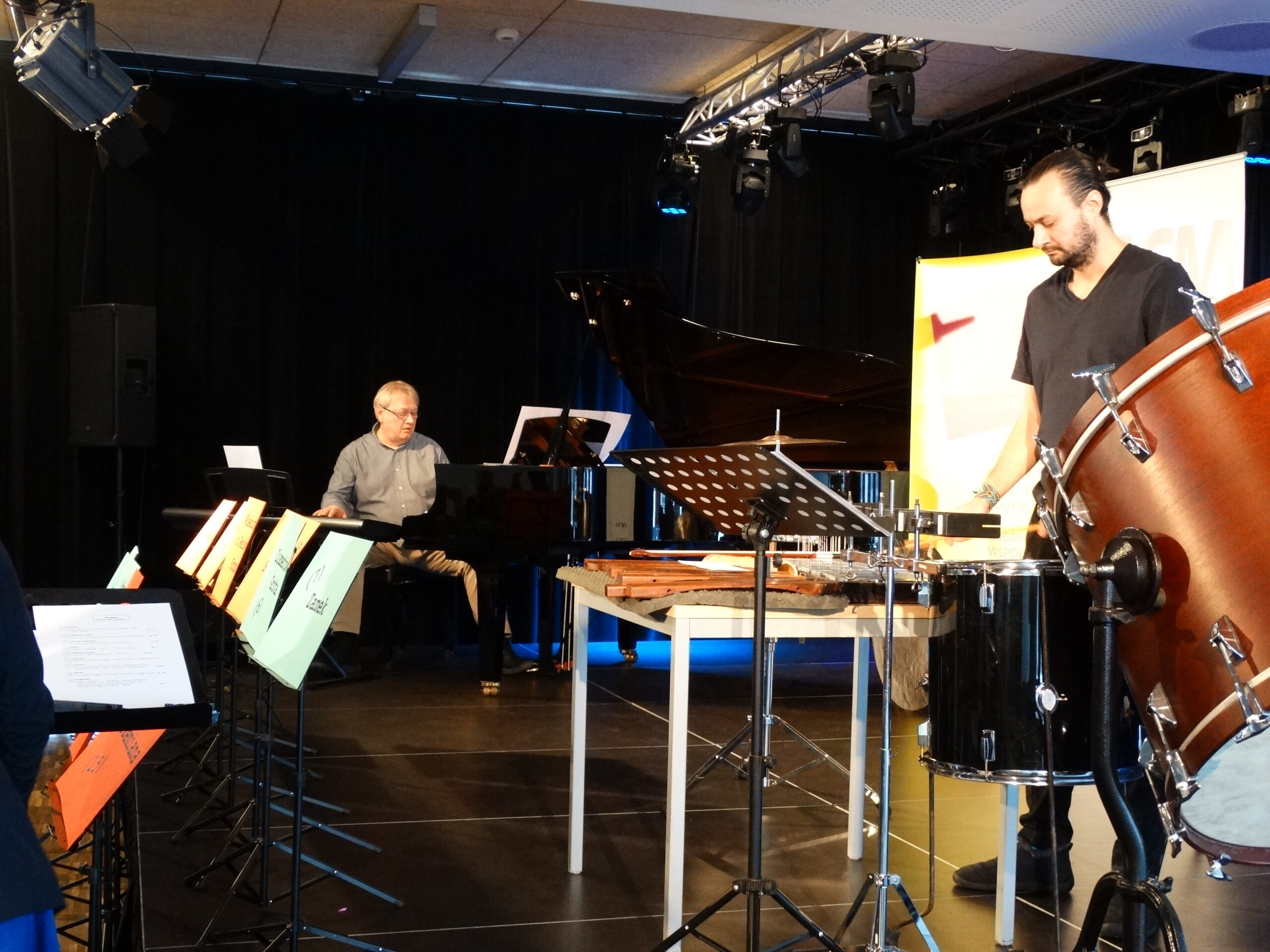 Jarosław Siwiński i Leszek Lorent, PROM Kultury Saska Kępa 2023, fot. Maciej Borowski