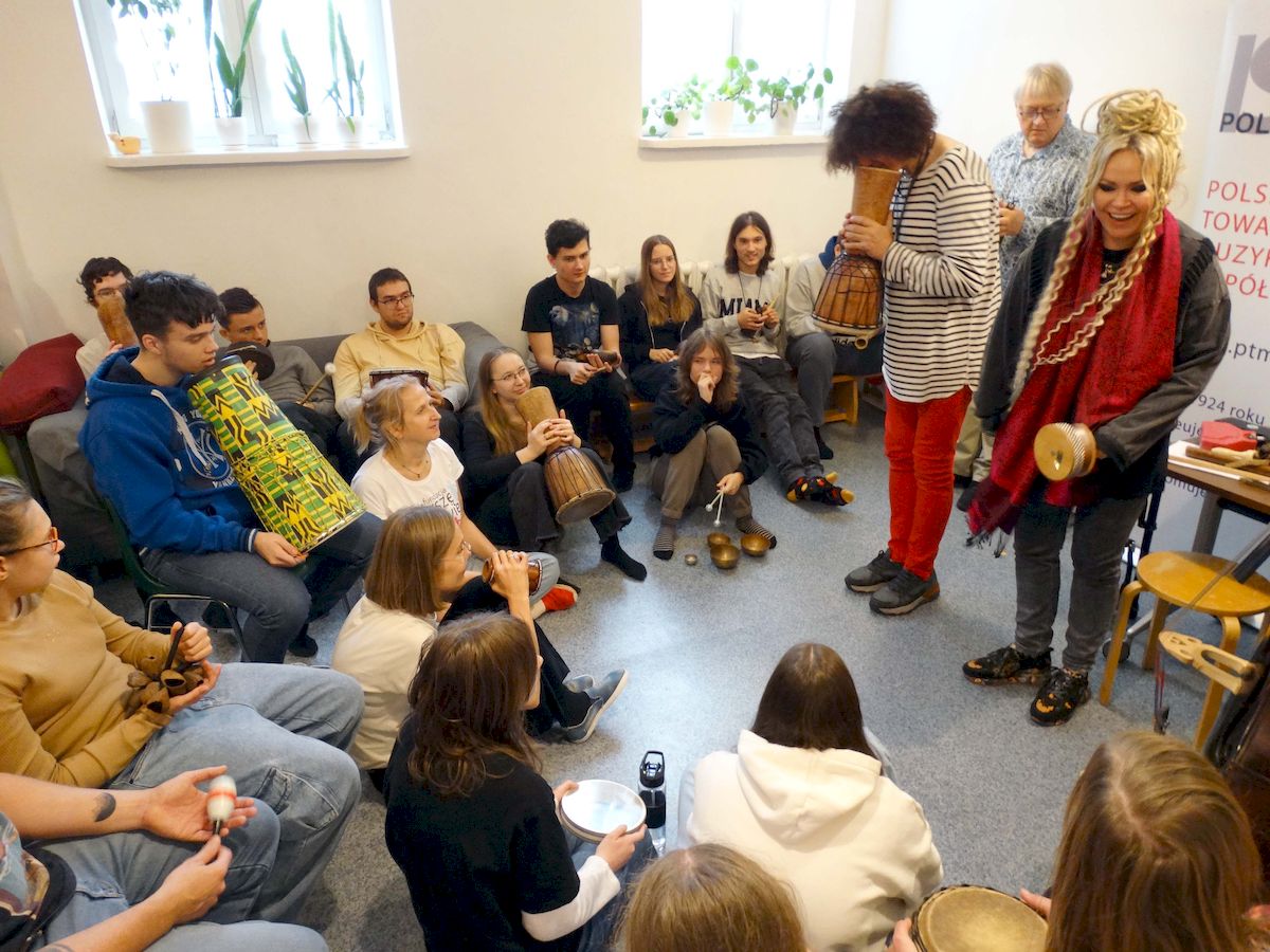 Ryszard Bazarnik i Iza Kowalewska, Fundacja Słyszę-Mówię-Czuję w Wołominie fot. Iza Kobylańska